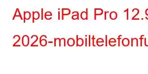 Apple iPad Pro 12.9 2026-mobiltelefonfunksjoner