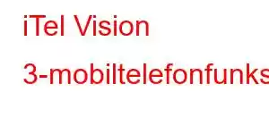 iTel Vision 3-mobiltelefonfunksjoner