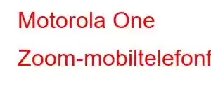 Motorola One Zoom-mobiltelefonfunksjoner