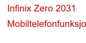 Infinix Zero 2031 Mobiltelefonfunksjoner