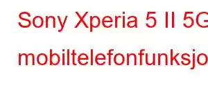 Sony Xperia 5 II 5G mobiltelefonfunksjoner