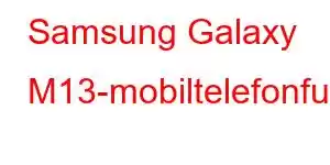 Samsung Galaxy M13-mobiltelefonfunksjoner