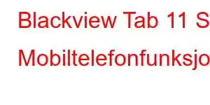 Blackview Tab 11 SE Mobiltelefonfunksjoner