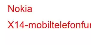 Nokia X14-mobiltelefonfunksjoner