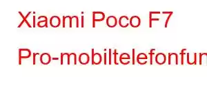 Xiaomi Poco F7 Pro-mobiltelefonfunksjoner