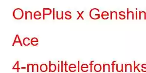 OnePlus x Genshin Ace 4-mobiltelefonfunksjoner