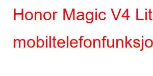 Honor Magic V4 Lite mobiltelefonfunksjoner