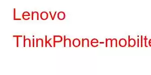 Lenovo ThinkPhone-mobiltelefonfunksjoner