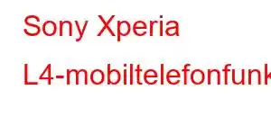 Sony Xperia L4-mobiltelefonfunksjoner