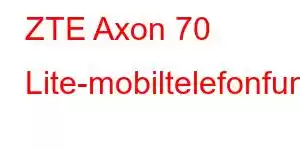 ZTE Axon 70 Lite-mobiltelefonfunksjoner