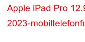 Apple iPad Pro 12.9 2023-mobiltelefonfunksjoner