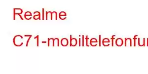 Realme C71-mobiltelefonfunksjoner