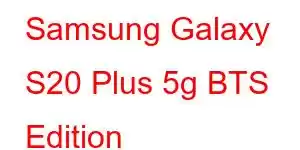 Samsung Galaxy S20 Plus 5g BTS Edition Mobiltelefonfunksjoner