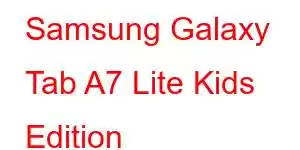 Samsung Galaxy Tab A7 Lite Kids Edition Mobiltelefonfunksjoner