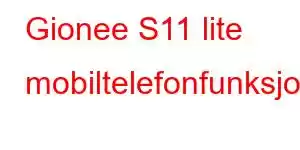 Gionee S11 lite mobiltelefonfunksjoner