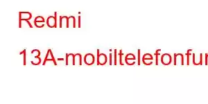 Redmi 13A-mobiltelefonfunksjoner