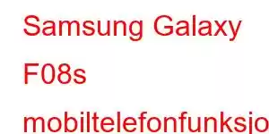 Samsung Galaxy F08s mobiltelefonfunksjoner