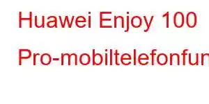 Huawei Enjoy 100 Pro-mobiltelefonfunksjoner