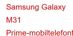 Samsung Galaxy M31 Prime-mobiltelefonfunksjoner