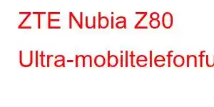 ZTE Nubia Z80 Ultra-mobiltelefonfunksjoner