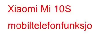 Xiaomi Mi 10S mobiltelefonfunksjoner