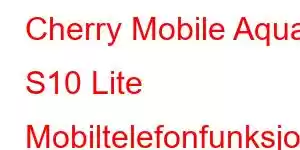 Cherry Mobile Aqua S10 Lite Mobiltelefonfunksjoner