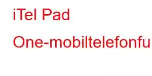 iTel Pad One-mobiltelefonfunksjoner