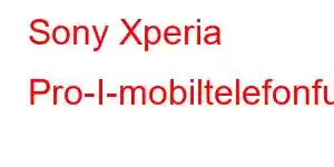 Sony Xperia Pro-I-mobiltelefonfunksjoner