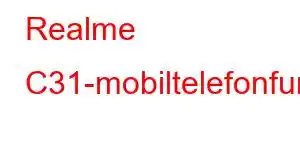 Realme C31-mobiltelefonfunksjoner