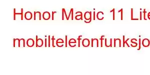 Honor Magic 11 Lite mobiltelefonfunksjoner